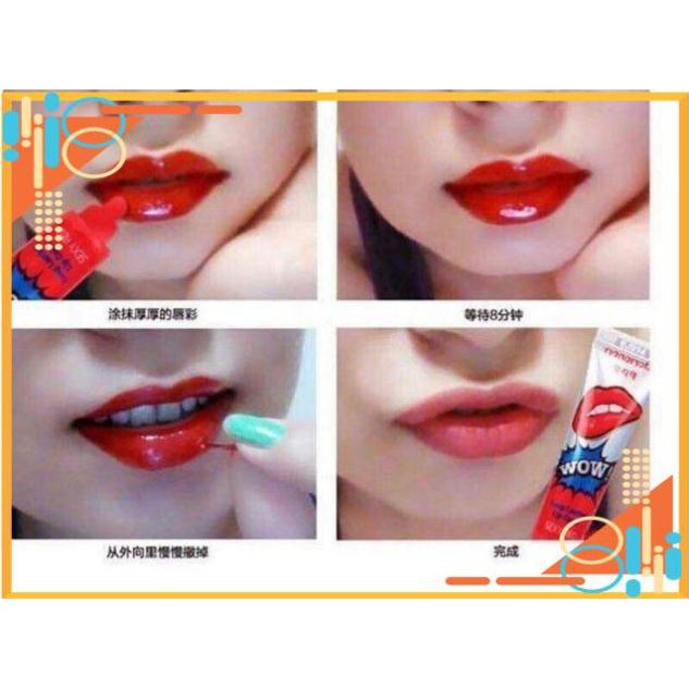 [Dùng Là Xinh] Son Săm Wow Hàn Quốc Hot 2020  (Dạng Lột) Lâu Trôi Chống Nước.