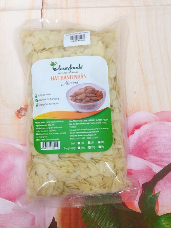 Hạnh Nhân Lát 200gr
