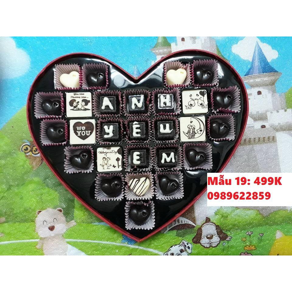 (5 ƯU ĐÃI) Socola valentine cao cấp năm 2025