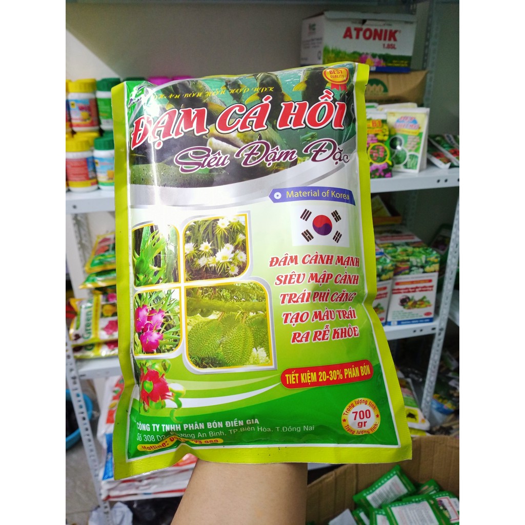Đạm cá Koi siêu đậm đặc ra rễ khỏe,trái phì căng