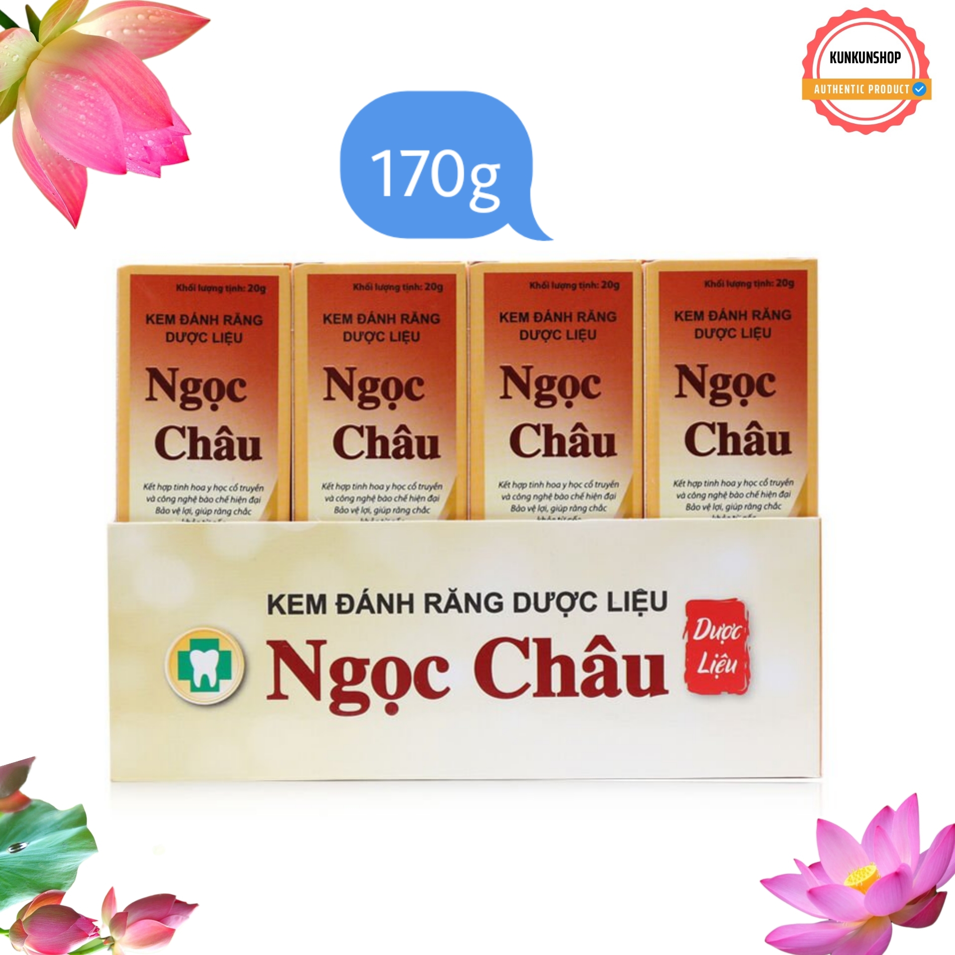 Kem đánh răng dược liệu ngọc châu
