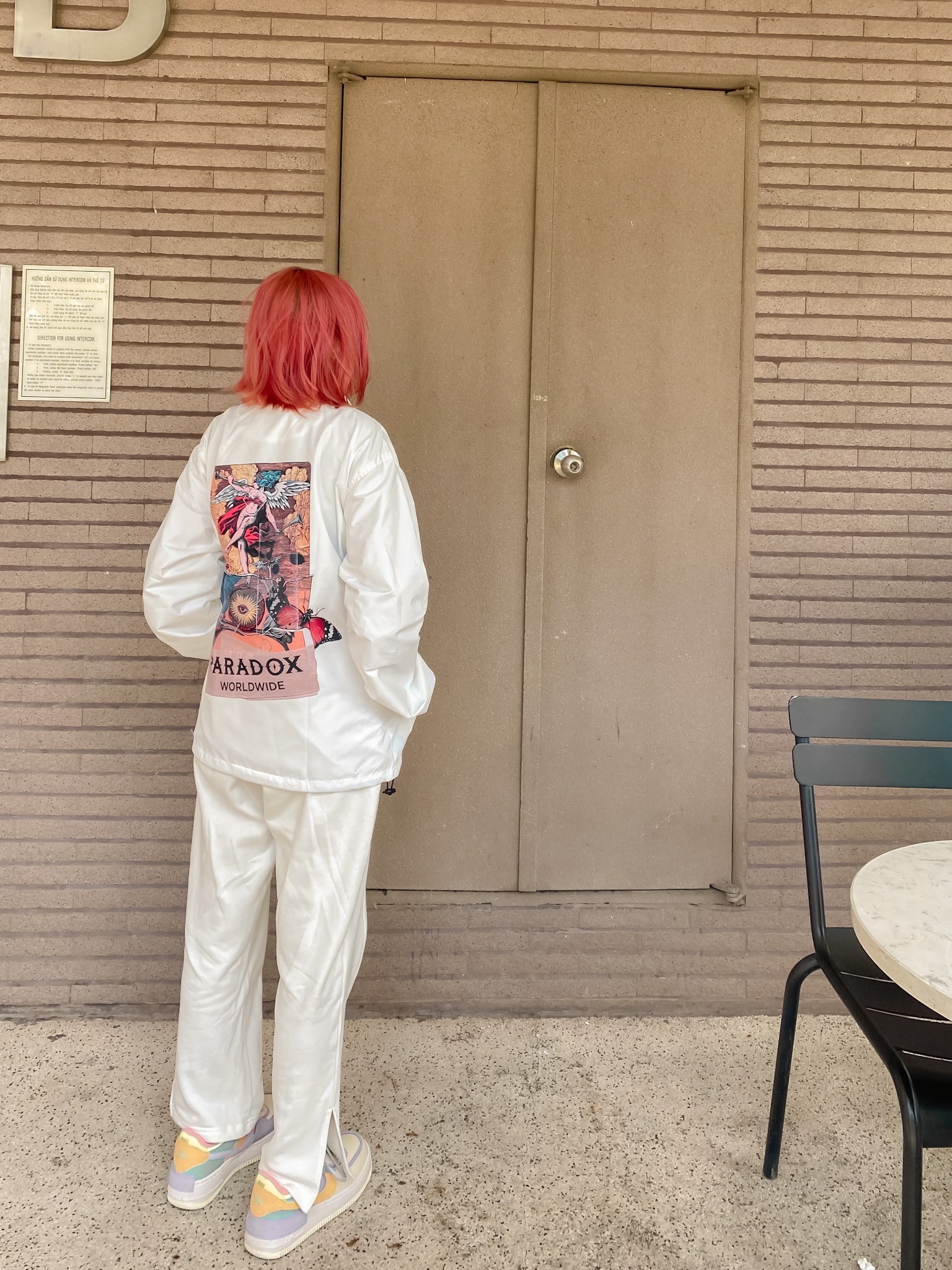 PARADOX Áo khoác dù EKOSYSTEM OVER-PRINTED JACKET
