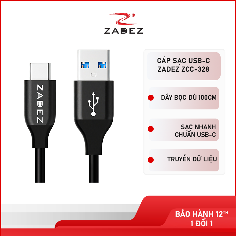 USB - C to USB 3.0 Cable Zadez Zcc-328