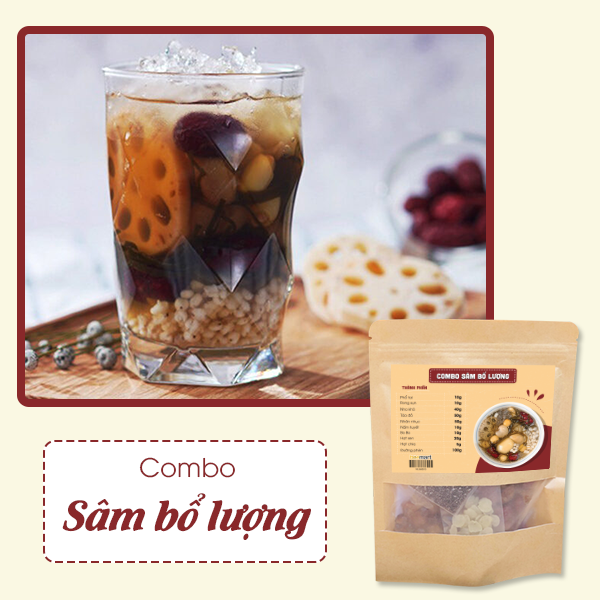 Set nguyên liệu nấu sâm bổ lượng