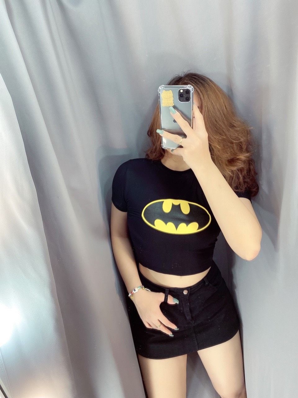 Màu mới áo kiểu croptop hình cái răng