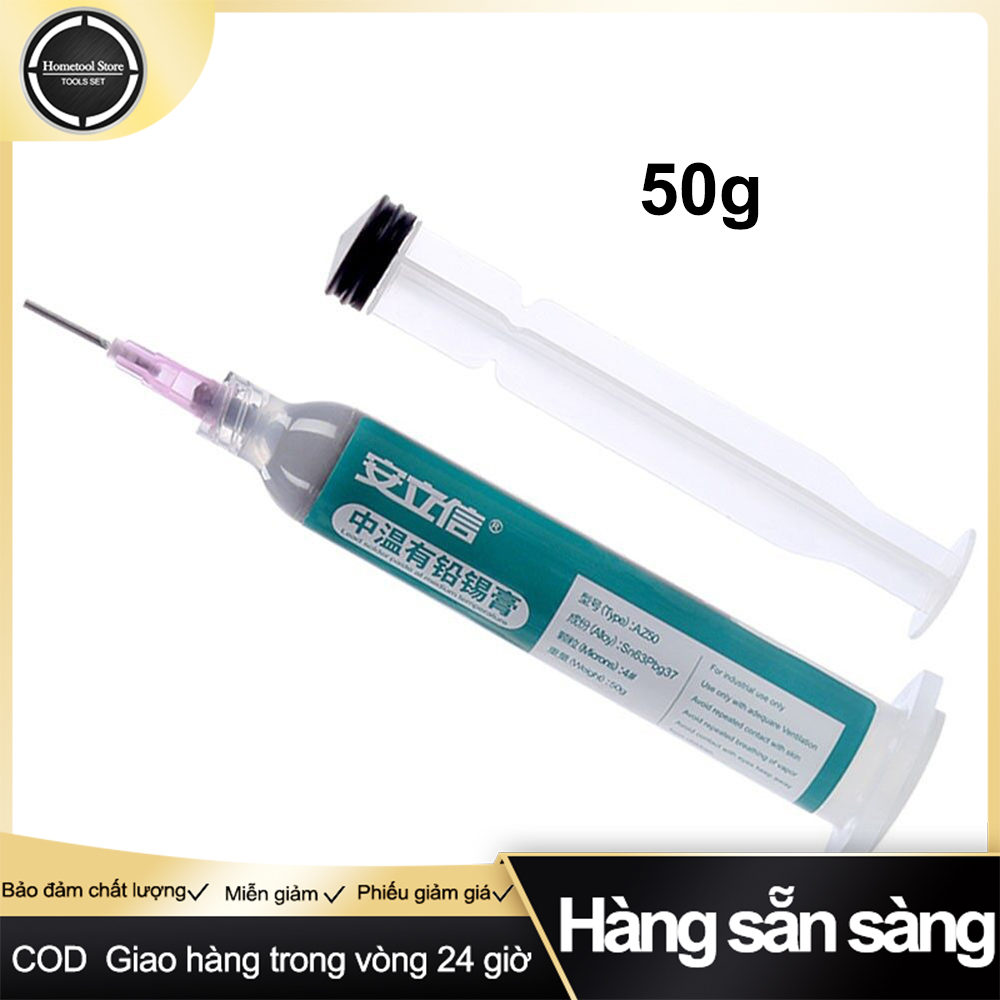 30g 50g BGA Tin Solder Paste Leaded Sn63/Pb37 Liquid Melting Point Solder Paste Welder Welding Tools WNB 183℃ Flux Solder Paste