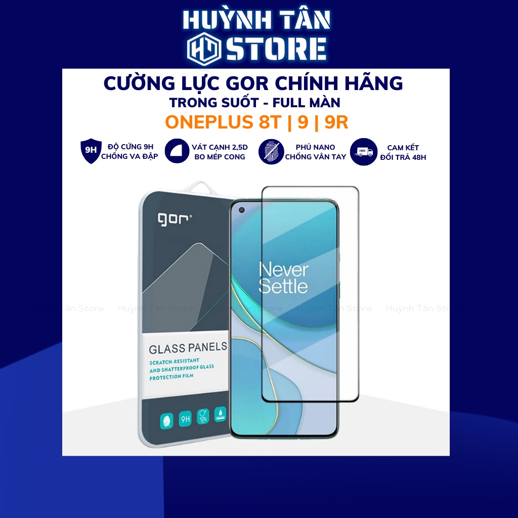 Cường lực GOR Full màn Full keo cho OnePlus 9