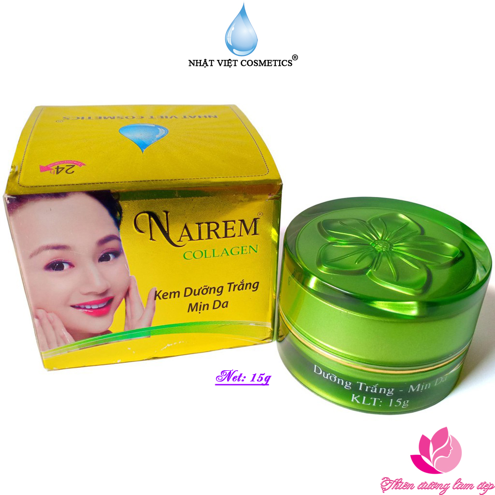 Kem dưỡng trắng, Mịn da Collagen NAIREM - 15g