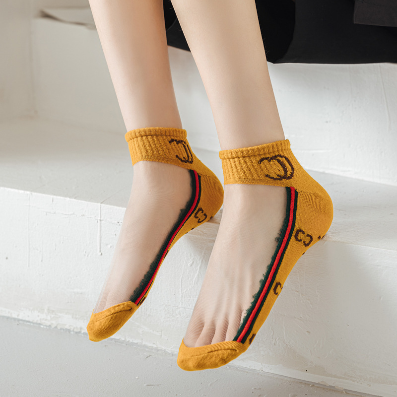 Gucci Women's Mesh Socks Set 10 Pairs 5 Colors