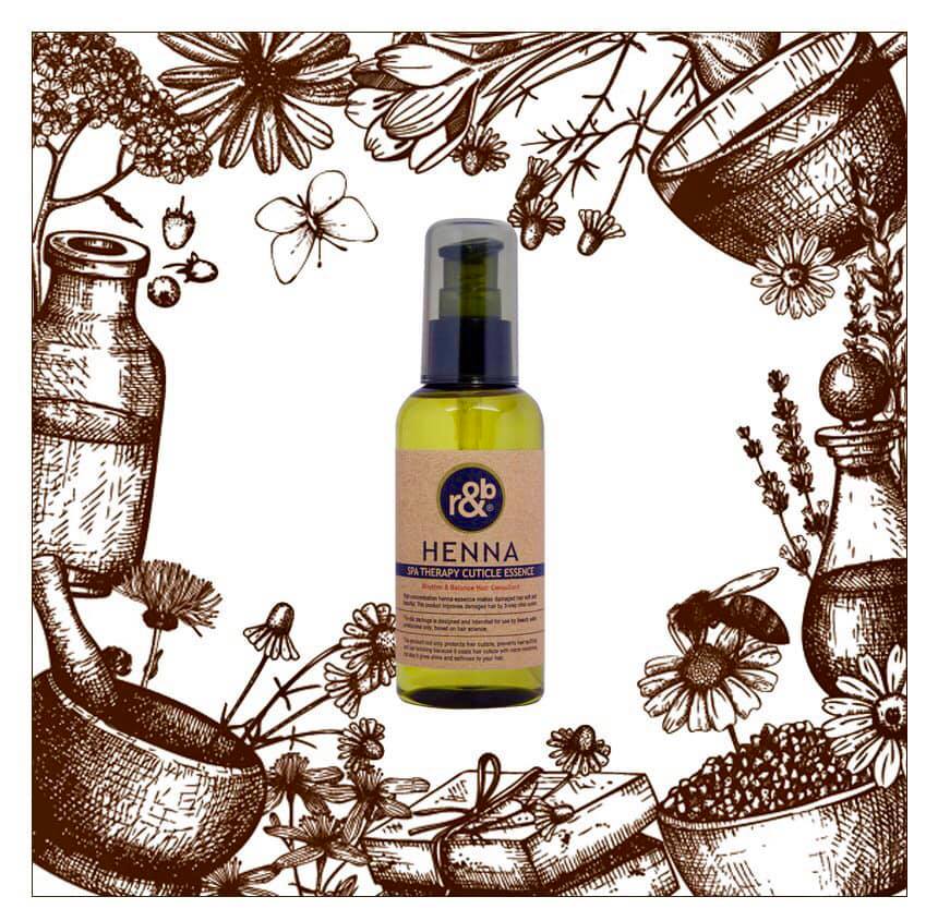DẦU DƯỠNG TÓC R&B HENNA THẢO DƯỢC BÓNG MƯỢT PHỤC HỒI TÓC HƯ TỔN 100ML