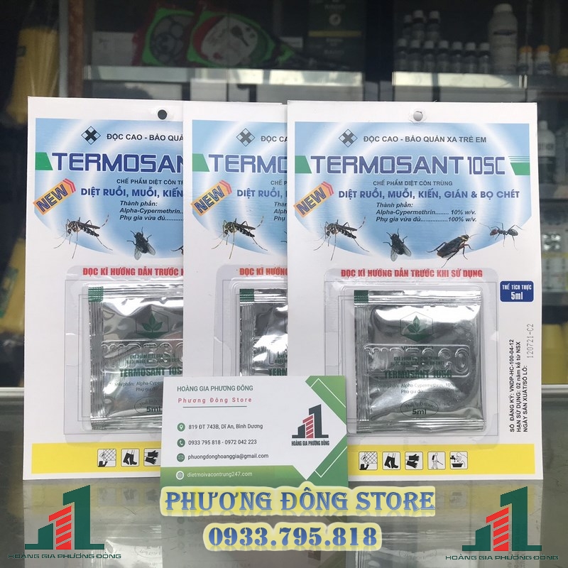 Thuốc diệt muỗi và côn trùng TERMOSANT 10SC - 5ML