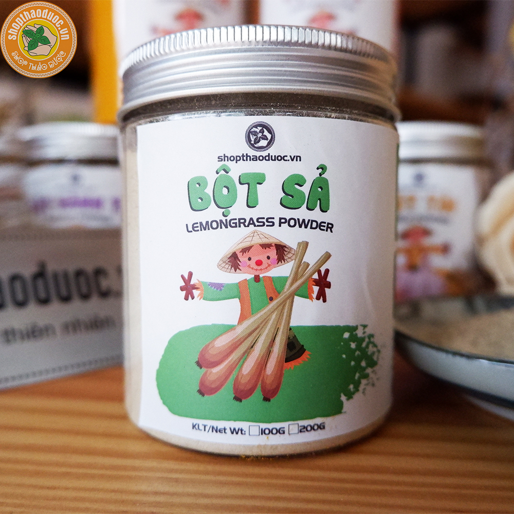 Bột Sả Sấy Lạnh Hũ 100G - Bột Sả Nguyên Chất