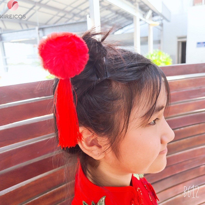 [HCM]Set 2 Kẹp Tóc Đón Tết Phong Cách Trung Hoa Cho Bé Siêu Cute