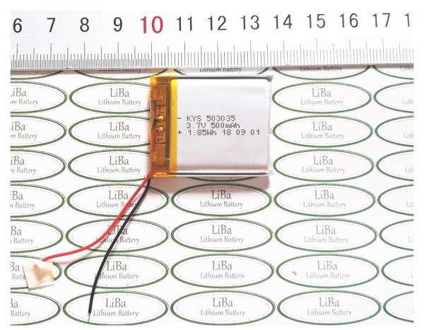 [HCM]Pin Li po 3.7V 500 mAh 30x35 mm dày 5mm pin thiết bị thông minh - LiBa