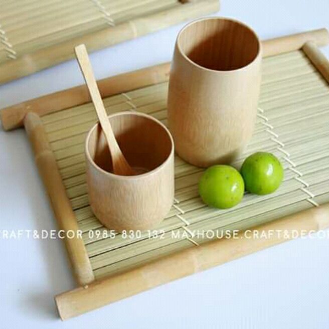 Khay tre bưng bê, đựng ấm chén hoặc trang trí