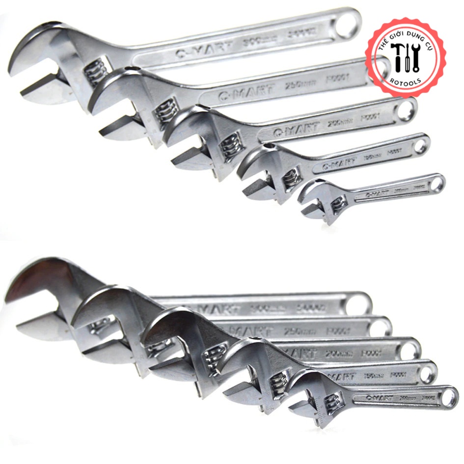 Mỏ Lết C-Mart F0001 Các Cỡ 4", 6", 8", 10", 12"