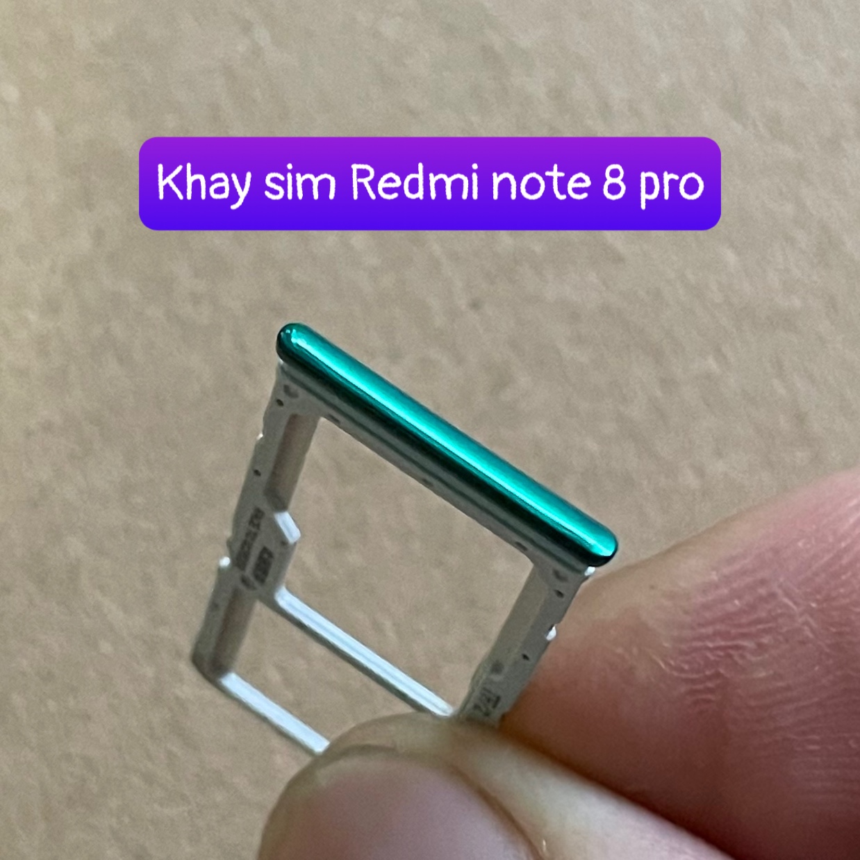 Khay sim Redmi note 8 pro