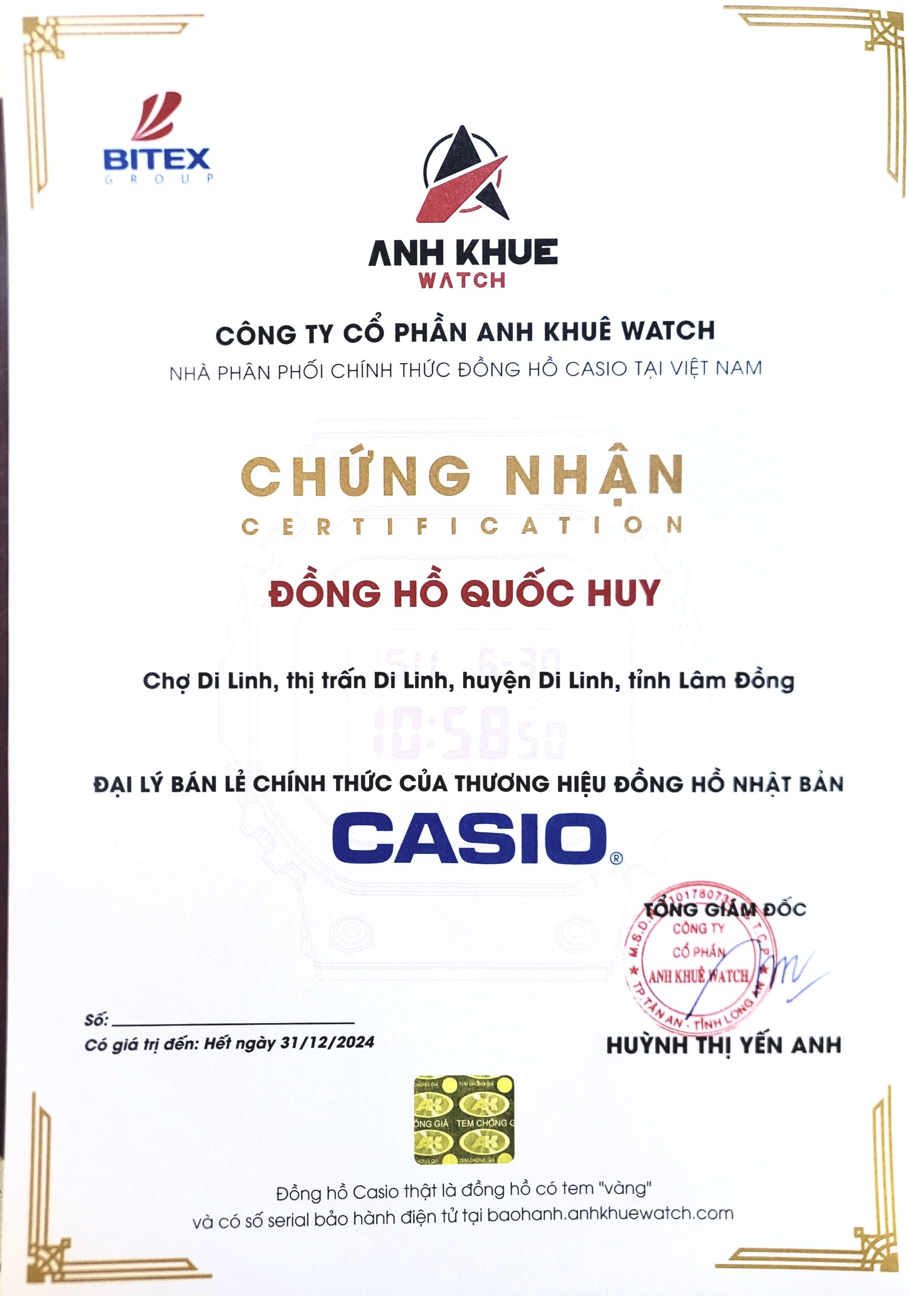 ĐỒNG HỒ NỮ CASIO LQ-142-1BDF