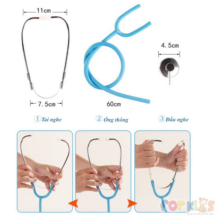Đồ Chơi Bác Sĩ Ống Nghe Bác Sĩ Cho Trẻ Em.