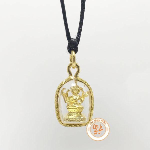 [HCM]Mặt Dây Chuyền Phật Bốn Mặt Thái Lan Xi Vàng