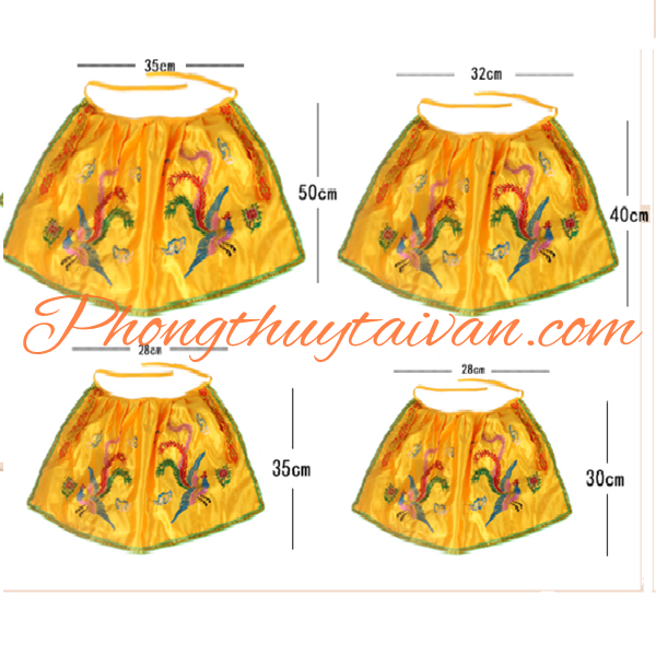 Áo choàng Tượng Phật(Mẹ Quan Âm,Áo Ông...) 35*30cm (rộng*cao)