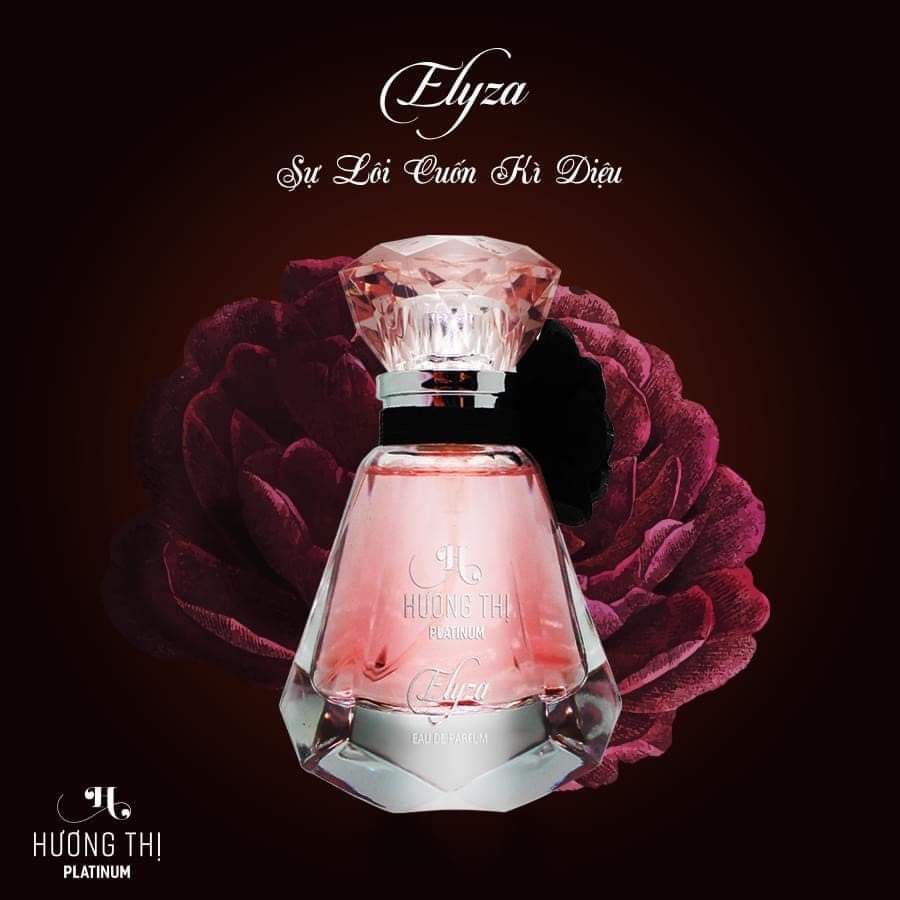 Nước hoa nữ Elyza HƯƠNG THỊ Cao Cấp CHÍNH HÃNG 30ML. Giữ mùi thơm 8 - 12 Tiếng, tỏa hương 2m, hương thơm ngọt ngào quyến rũ lôi cuốn quyến rũ.