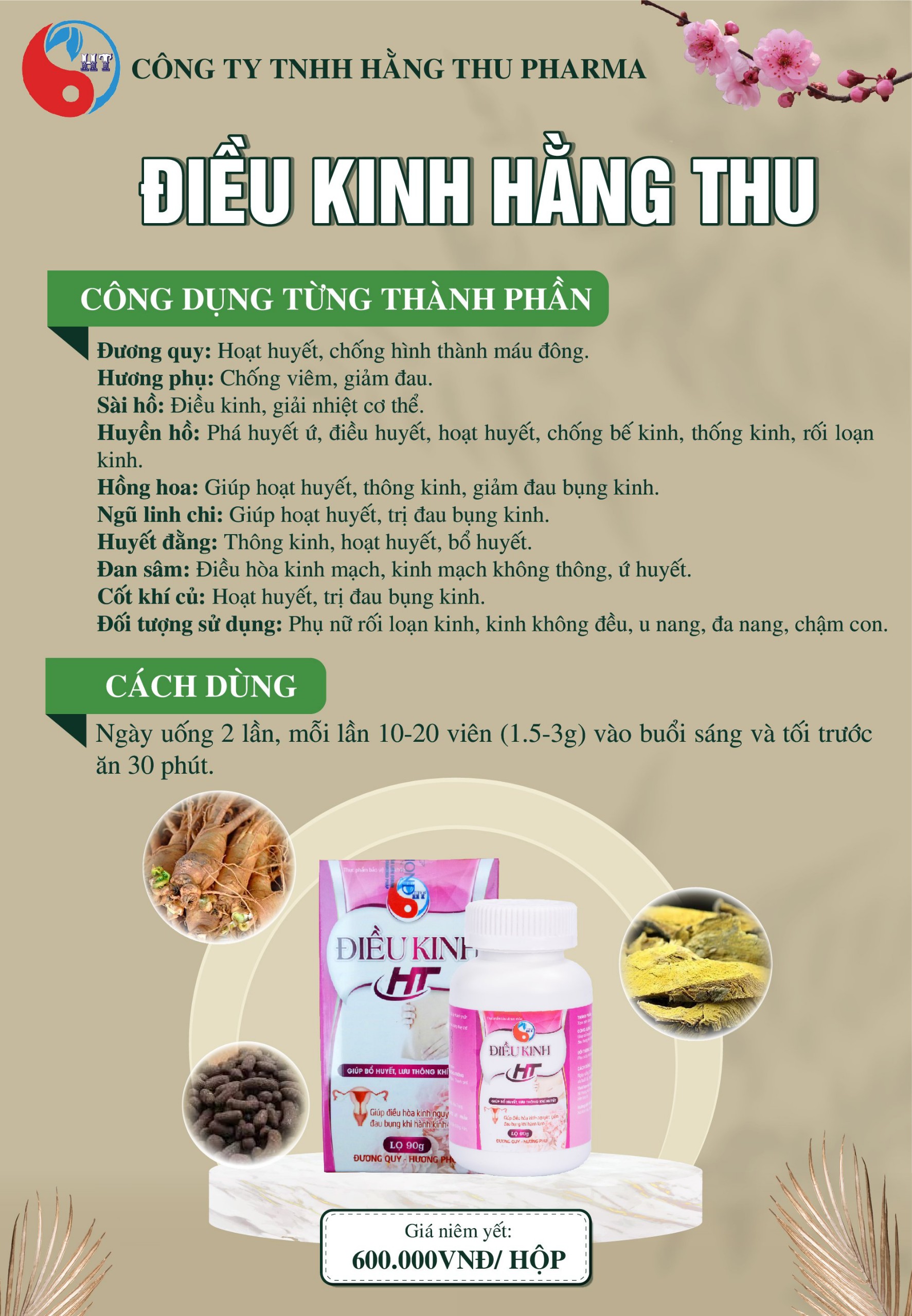 Điều Kinh Hằng Thu Chính Hãng [Có Tem Phiếu Bảo Hành]