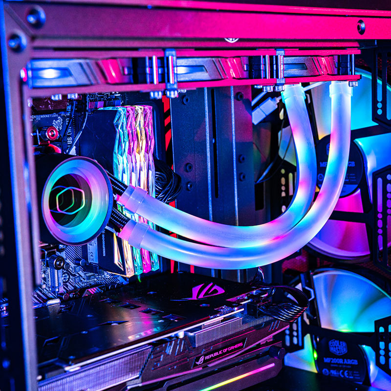 Ống phát sáng bọc dây tản nước CPU AIO Cooler Master A1 LED ARGB SYNC