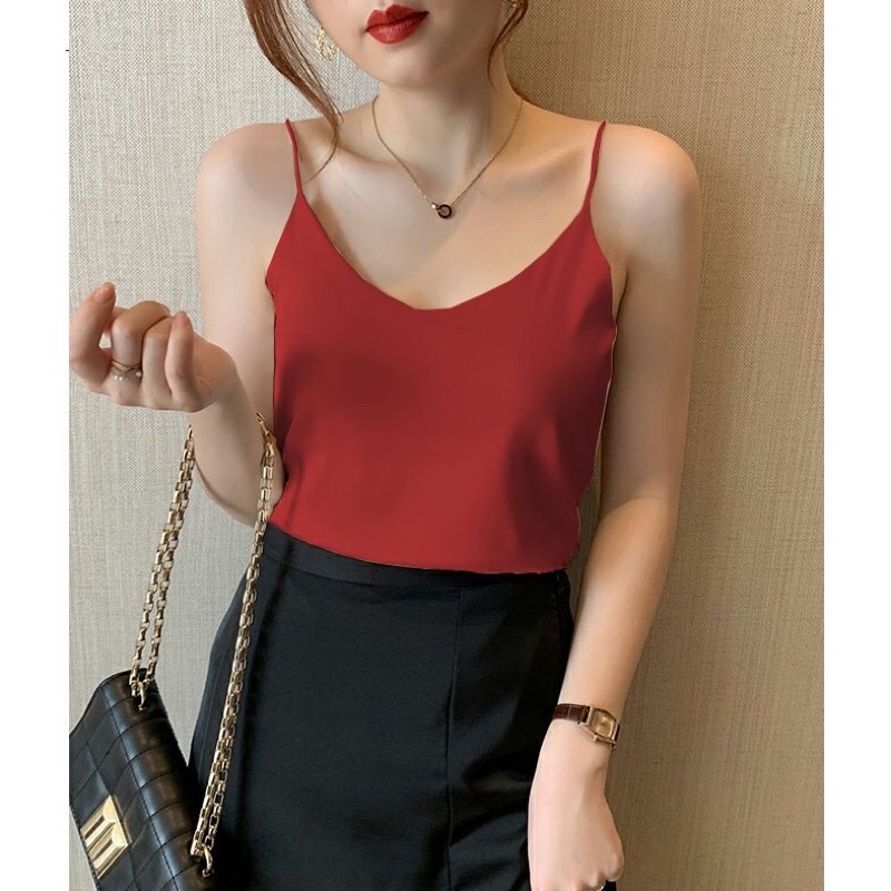 Áo 2 dây lụa sang chảnh