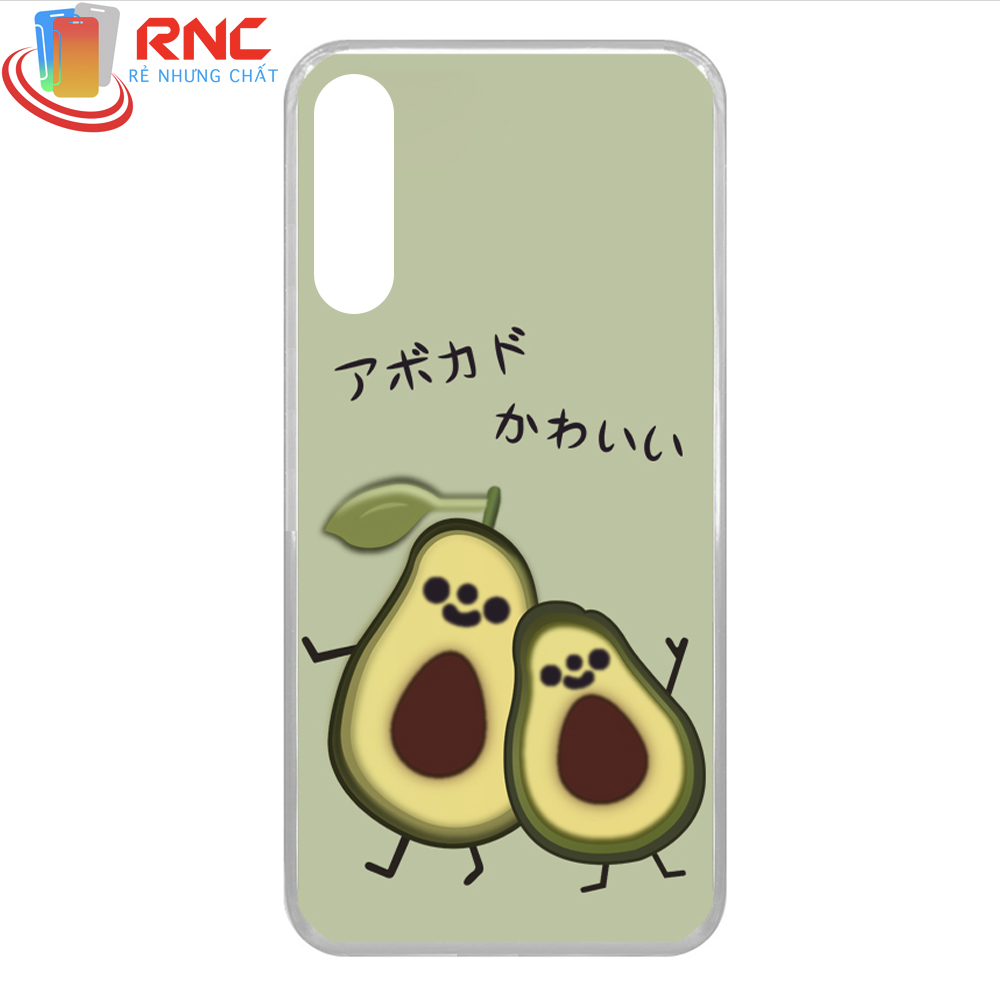 [HCM]Ốp lưng Vsmart Live quả bơ dễ thương (viền silicone trong hoặc đen)