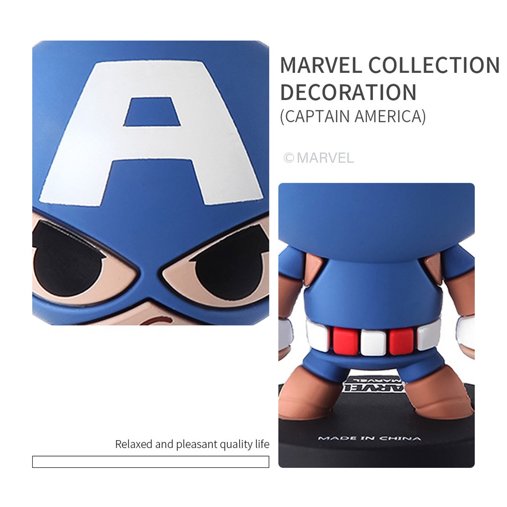 [Mã MINIJUPA giảm 10% tối đa 20K đơn 70K] Đồ trang trí đồ chơi MARVEL 2.0 Q - Miniso
