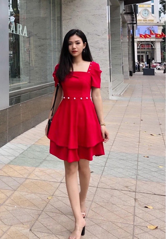 ĐẦM DỰ TIỆC KẾT CƯỜM XINH XẮN KP