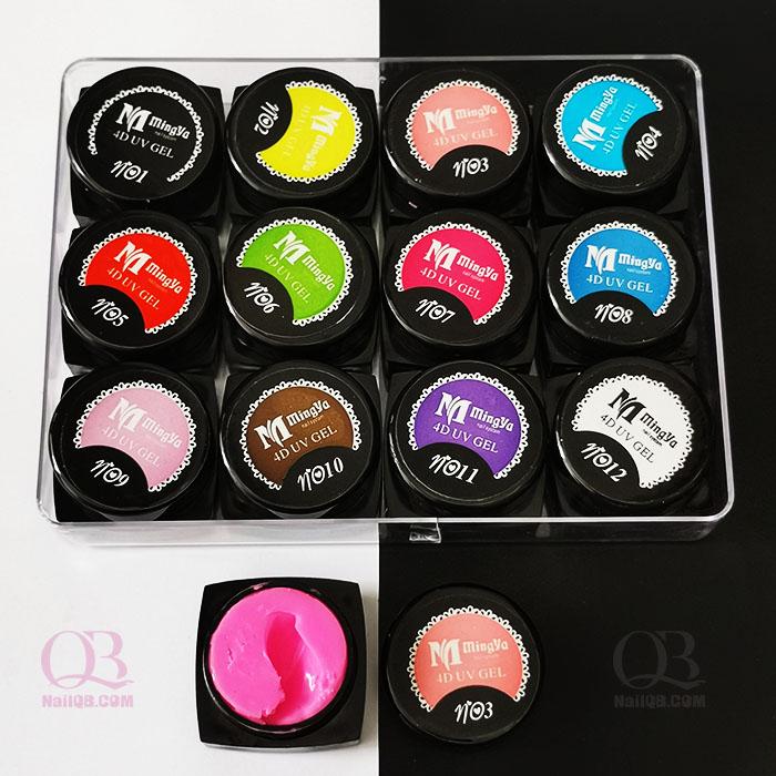 Gel vẽ móng 4D (gel nặn hoa) không cần lưu huỳnh