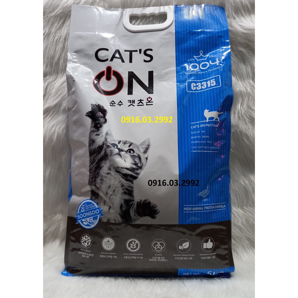Thức ăn cho mèo Catson 5kg, Thức ăn cho mèo mọi lứa tuổi