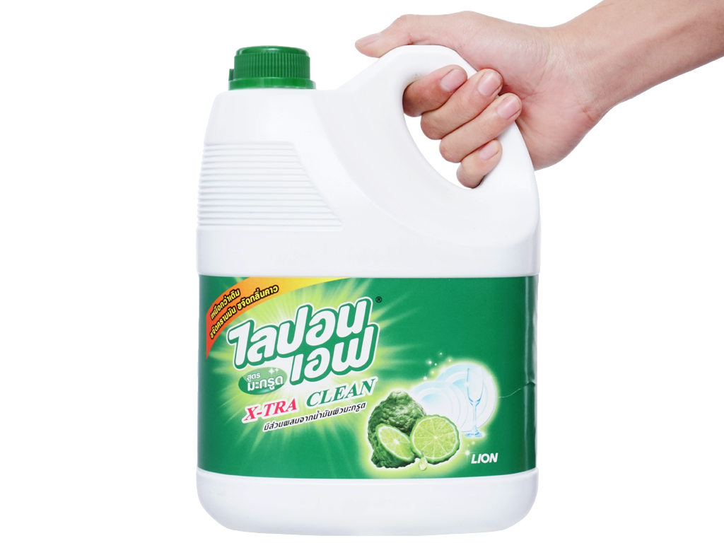Nước rửa chén Lipon hương bưởi can 3600ml