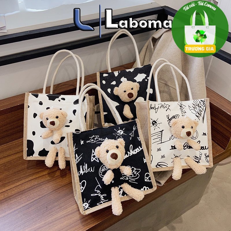 Túi đeo vai xách gấu bông