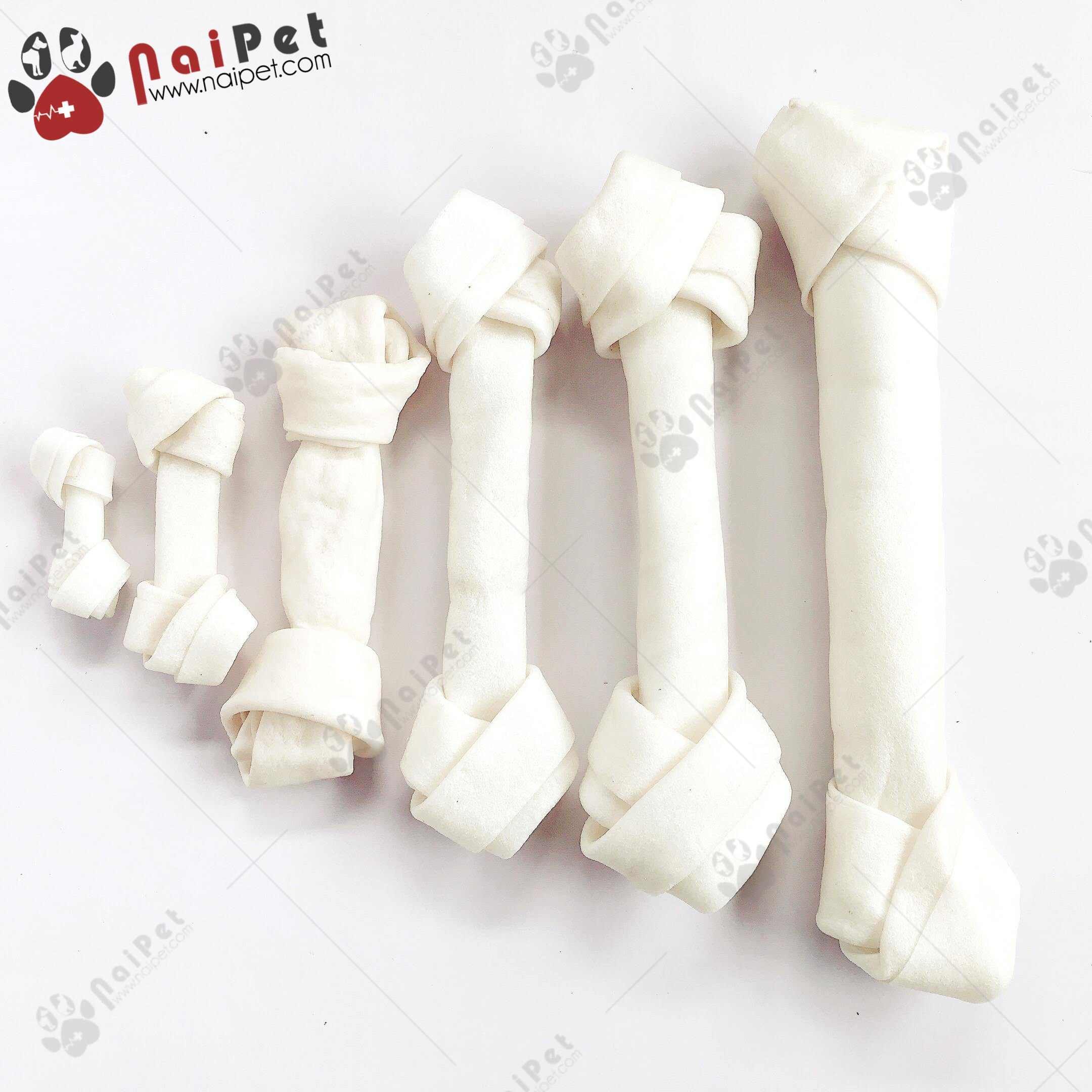 Xương Canxi Da Bò Xoắn Hai Đầu Vị Sữa Gặm Làm Sạch Răng Hàng Thái Lan