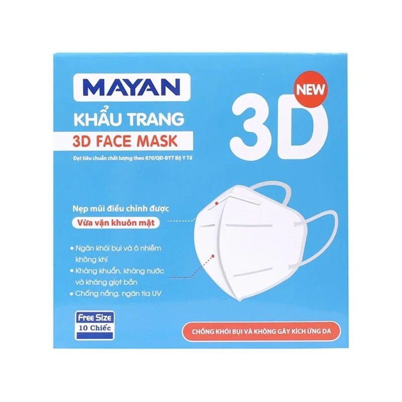 Khẩu trang đa năng mayan pm2.5 3d mask medimayan pm2.5 3d mask medi