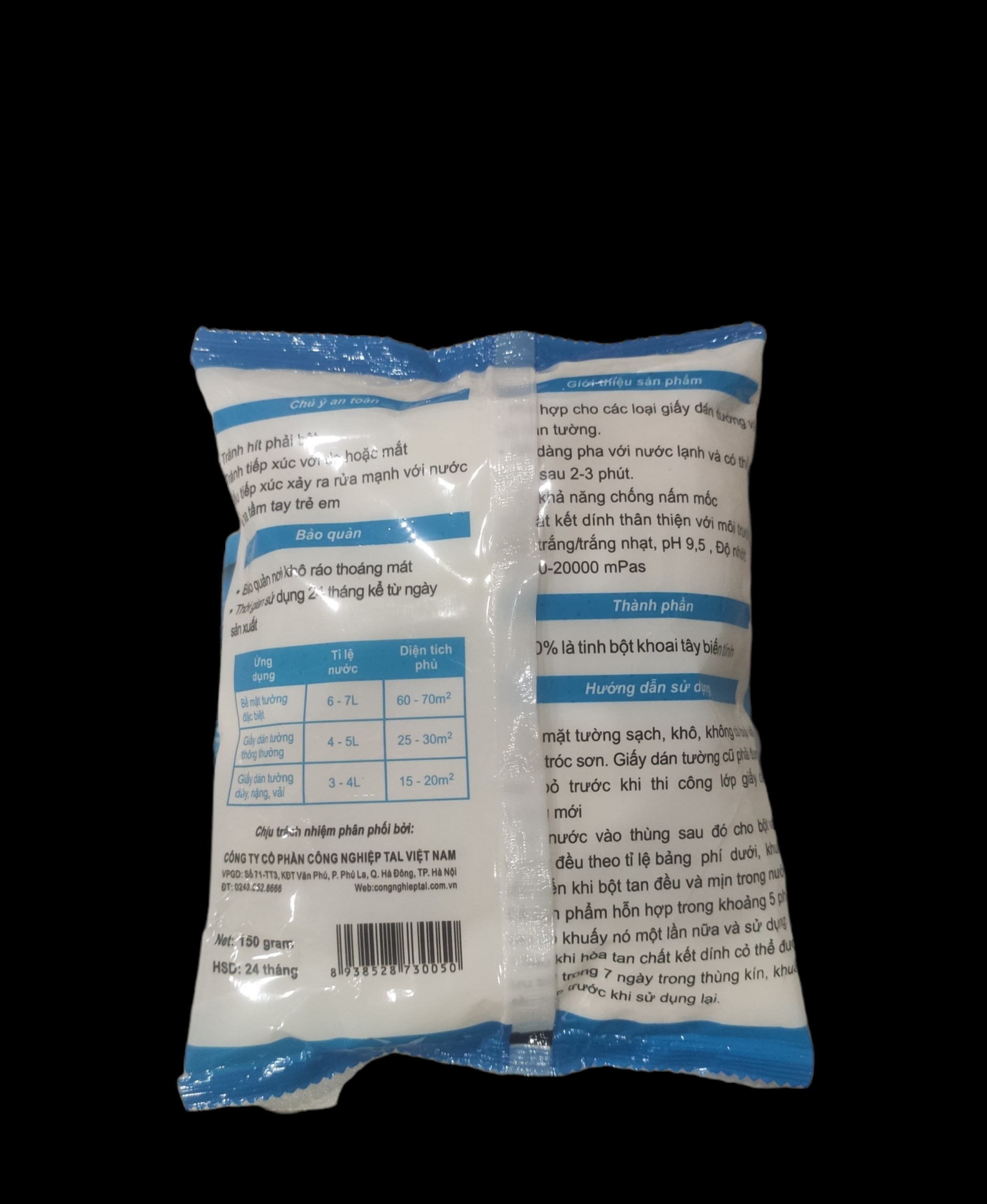 Keo bột dán tường chuyên dụng 150gr