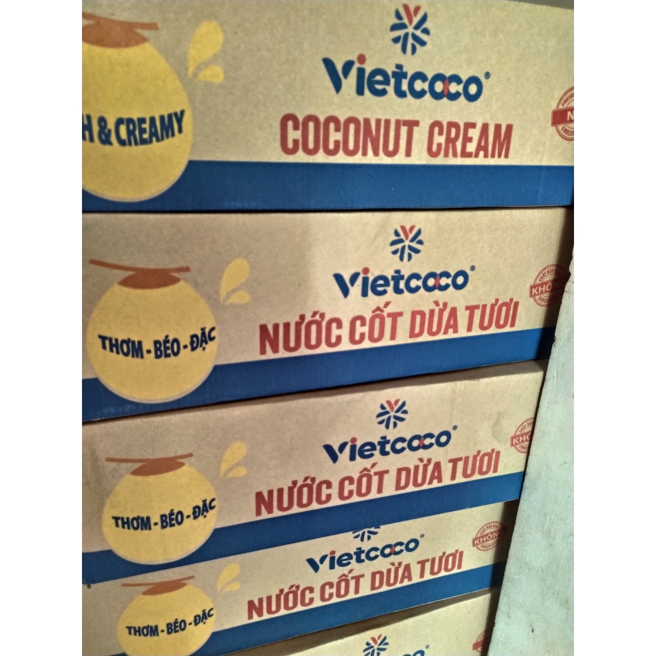 8 Lon Nước Cốt Dừa Tươi 400g VietCoCo