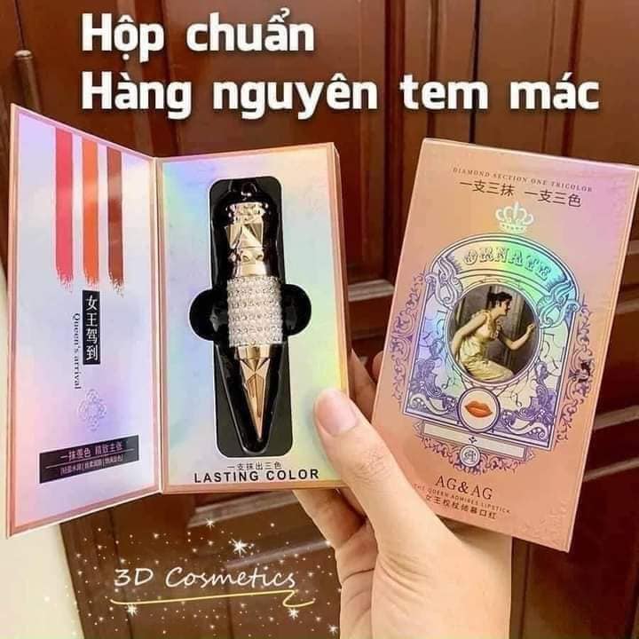SON KIM CƯƠNG 3 MÀU SIÊU LÌ