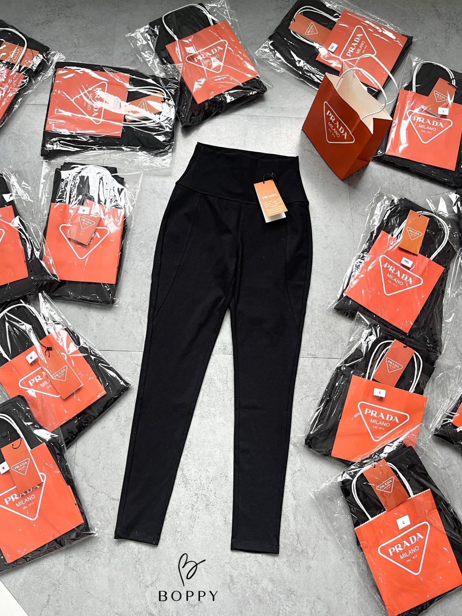 Quần legging nâng mông cạp cao có gen bụng hàng QCCC