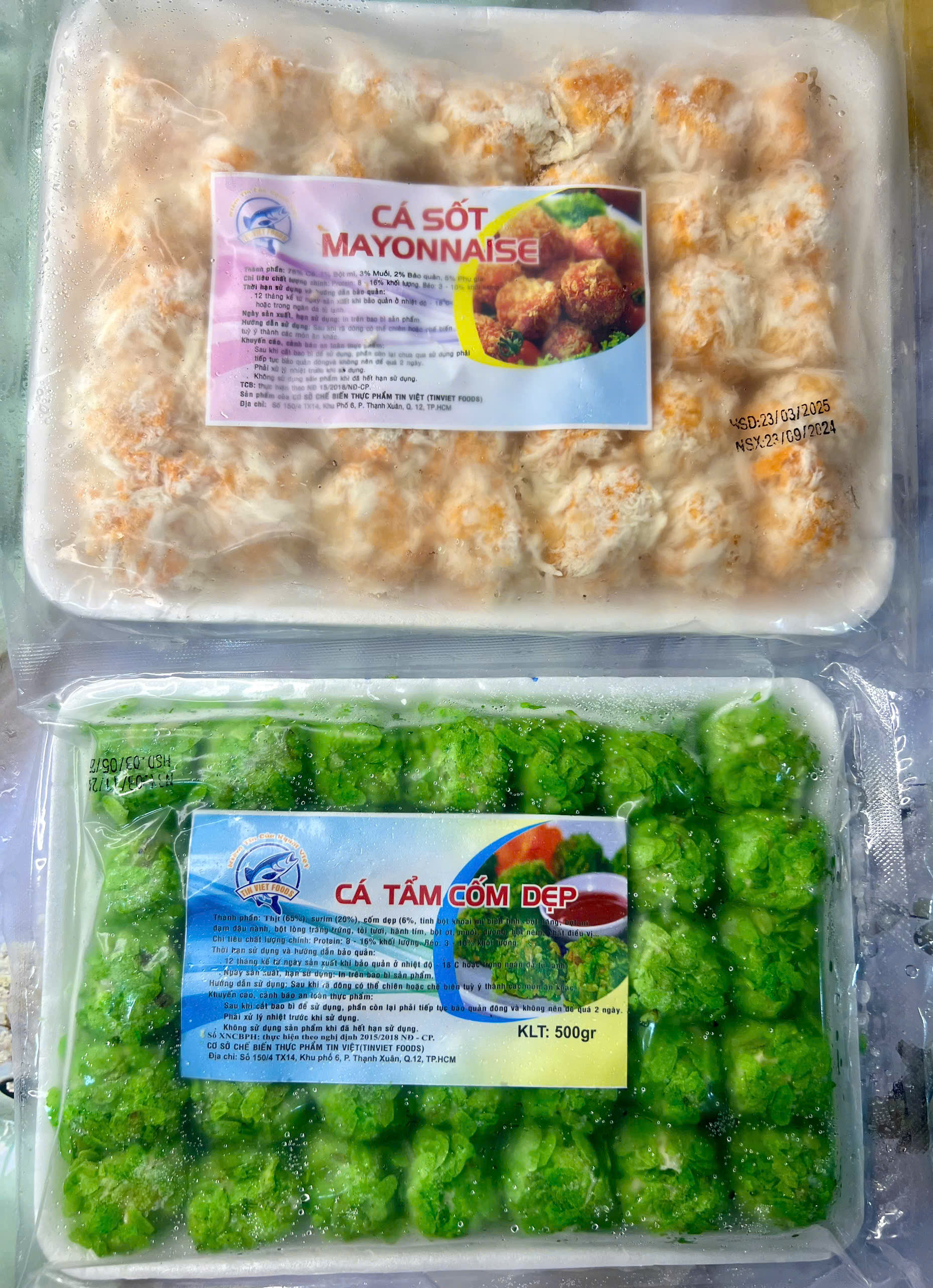 500g Chả cá cốm xanh SS siêu rẻ (35 viên)