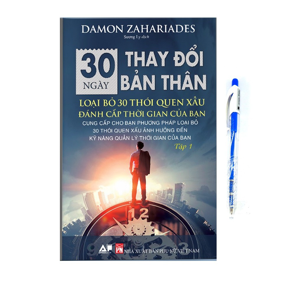 Sách - 30 ngày thay đổi bản thân - loại bỏ 30 thói quen xấu đánh cắp thời gian của bạn - tập 1 - sách kỹ năng sống