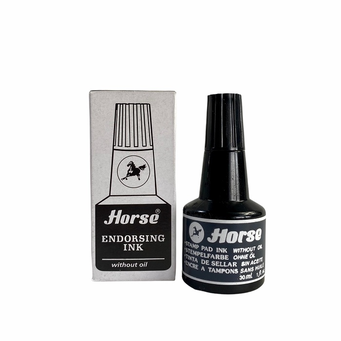 Mực dấu Horse chai 30ml mực tươi sáng, không lem