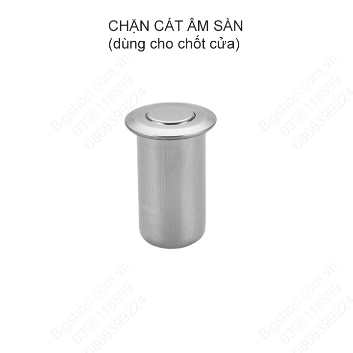 Chốt chặn cửa âm bằng inox 304, loại 6 inch, chặn cát-chặn bụi bẩn âm sàn cho chốt cửa