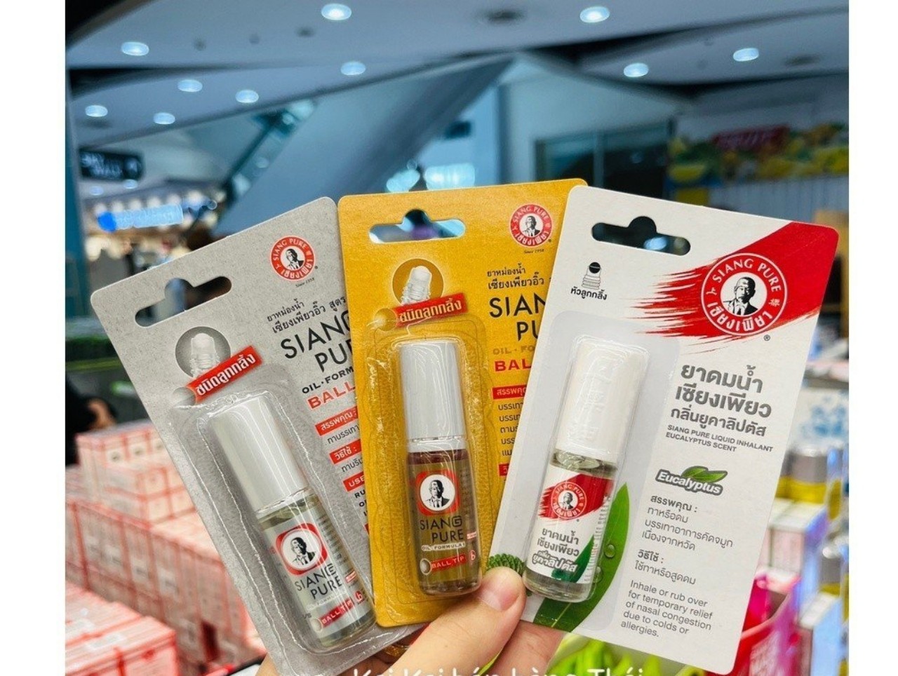 [HCM]Dầu gió siang pure dạng lăn