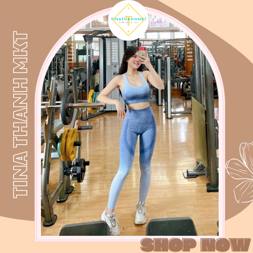 Set đồ tập gym, yoga nữ thấm hút mồ hôi
