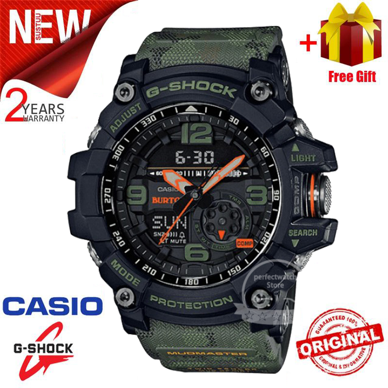 Đồng Hồ Nam G-SHOCK MUDMASTER GG-1000BTN-1A Hai Màn Hình Hiển Thị Kỹ Thuật Số không thấm nước Đồng Hồ Thế Thao Nam - Bảo hành 2 năm - Pin trọn đời