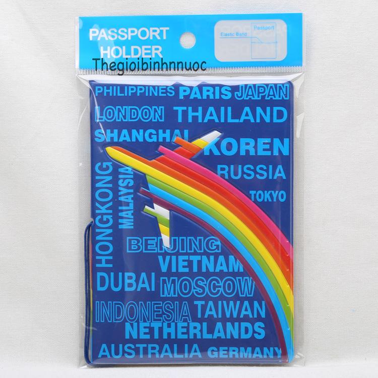 Vỏ Bọc Hộ Chiếu Passport Cover Máy Bay V49